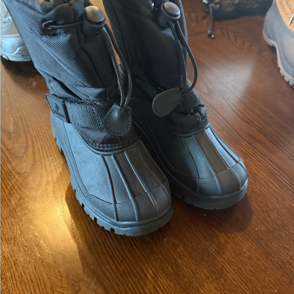 Kids Black Winter Boots